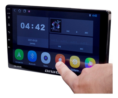 Radio Auto Con Pantalla Slim Hd 9' Wifi Gps Aw-a900bs