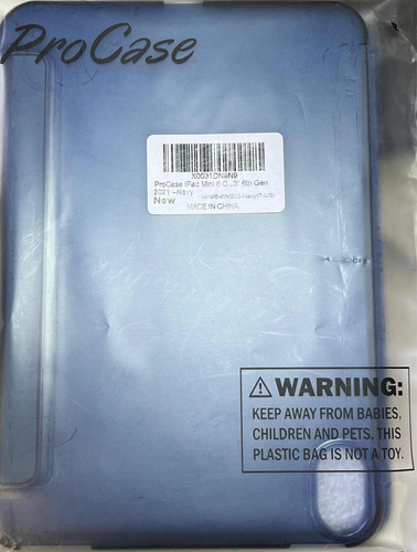Funda Estuche Forro iPad Mini 6ta Generacion Azul Oscuro