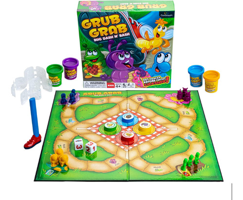 Juego De Mesa Grub Grab: Bug Dash And Bash Continuum Games