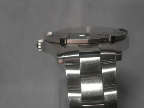 Relogio Tag Heuer Aquagracer Waf1014 Big Date Autêntico Prateado Prateado Preto (Usado)