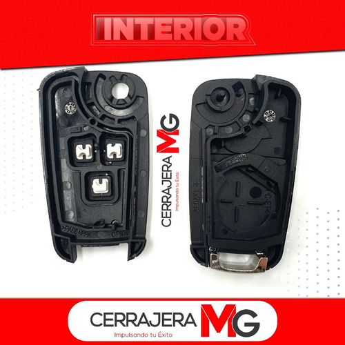 Imagen 3 de 4 de Carcasa Llave Chevrolet Cruze Sonic Del 2010 Hasta 2017