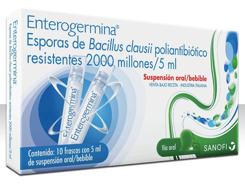 Enterogermina® Suspensión X 10 Frascos 5ml | Probiótico