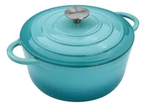 Comprar Horno Holandés Redondo De Hierro Fundido Esmaltado De 3 Cuar