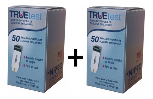 100 Tirillas Glucometro Nipro True Result + 100 Lancetas
