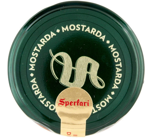 Imagem 3 de 6 de Mostarda, Frutas (pêssego, Figo, Pera, Cereja) Sperlari 380g
