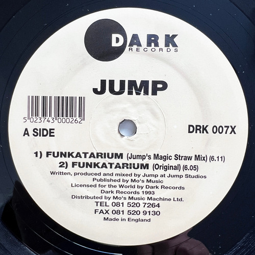 Jump - Funkatarium - Vinilo Uk Nm/ex House