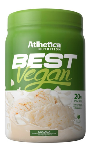 Melhor Promoção De Todas - Best Whey Vegan 500g - Atlhetica