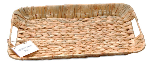 Bandeja Rectangular, Marca Liberty Linens® | Línea Seagrass
