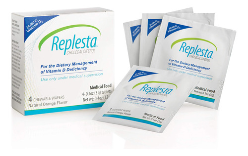 Replesta 50,000 Ui Vitamina D3 Cholecalciferol, Para J1yux