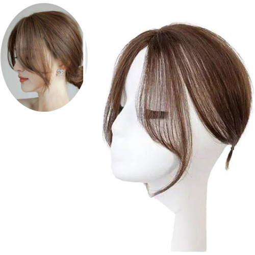 Pelucas De Pelo Artificial Con Flecos Para Cabello Humano