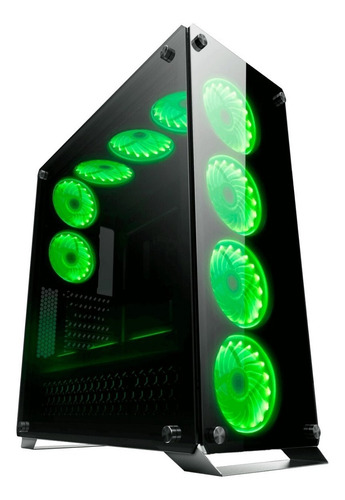 Gabinete Gamer Redragon Ironhide Gc-801 Rgb X6 Full Tower