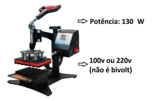 Prensa Térmica Sublimadora Caneta Transfer Profissional 220v