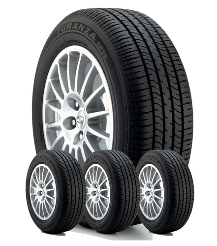 Kit 4u 195/65 R15 Turanza Er 30 + Alineación + Balanceos