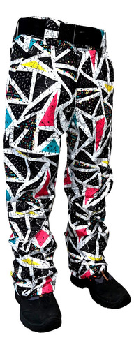 Pantalon Ski Snowboard Niños Impermeable Lineas Jeans710