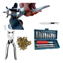 Comprar Pinza Sacabocado+pinza Ojalillar+set Bisturí+cutter D Regalo