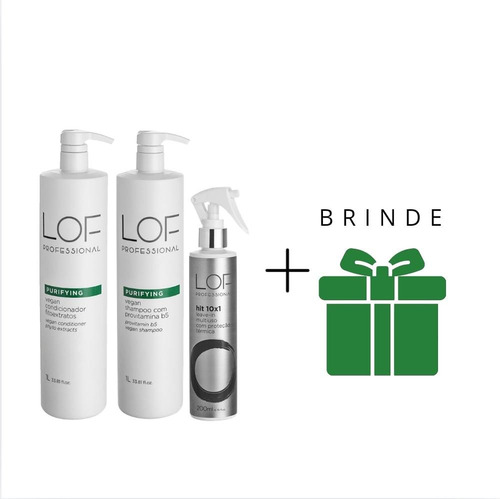 Kit Lof Purifying Sh.+ Cond. 1l + Hit 10x1