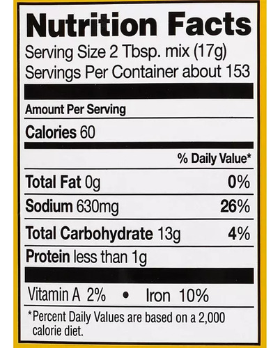 Sazonador Empanizador Zatarain's 2.6kg Importado
