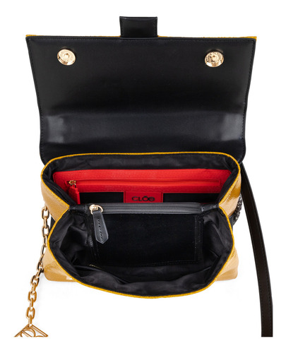 Bolsa Briefcase Cloe Jinesa I Grande Color Ocre