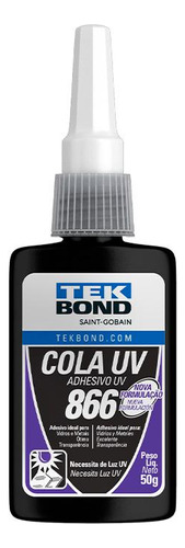 Cola Uv Ultra Violeta 866 50g - Tekbond