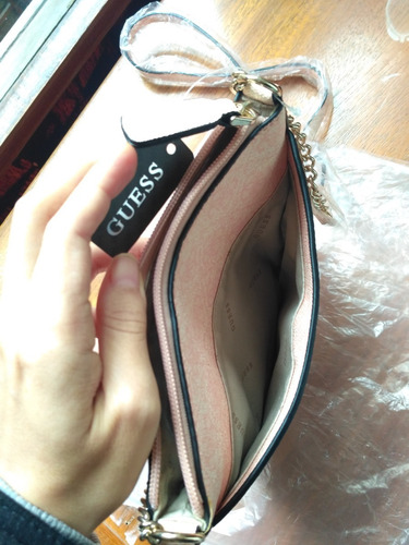 Imagen 4 de 5 de Cartera Morral Guess Rosa Nueva Con Etiqueta Envios Olva