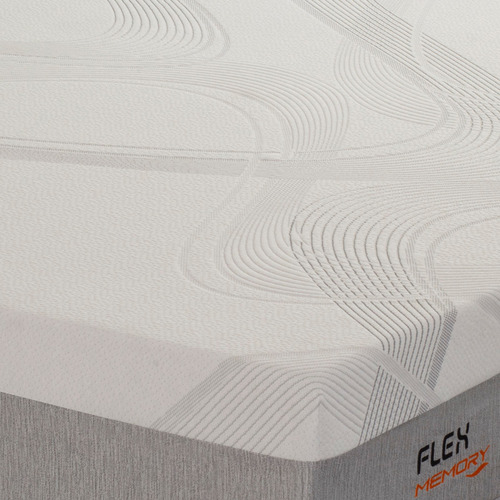 Colchones America, Colchón Individual Flex, Memory Foam Gris