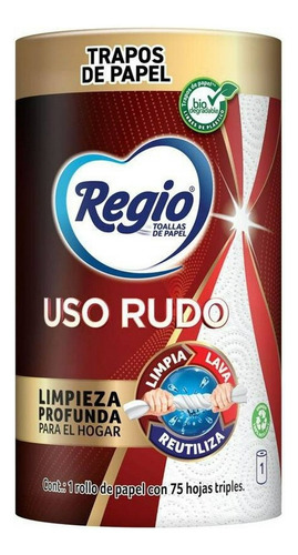 Toallas De Papel Regio Uso Rudo Reusables 75 Hojas Triples