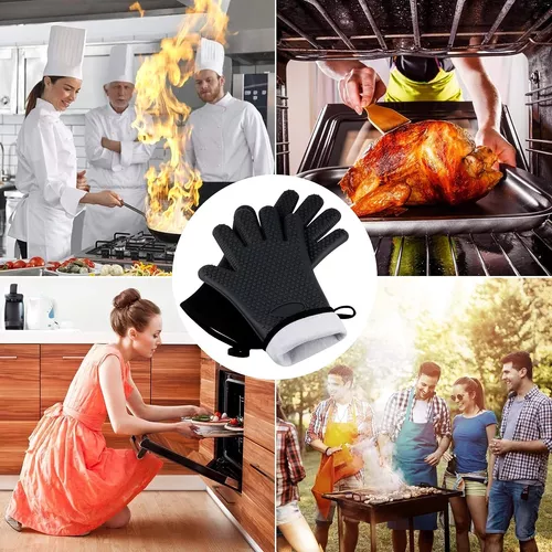 Guantes de Silicona para Cocina - Guantes para Parrilla de