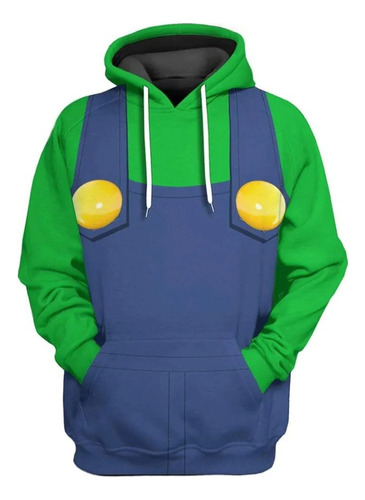 H Sudaderas Con Capucha Moda Super Mario Sudaderas Cosplay