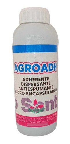 Agroadh 1 Lt Adherente Dispersante Antiespumante Microencaps