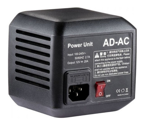 Adaptador De Corriente Ad-ac Para Flash Ad600 Godox