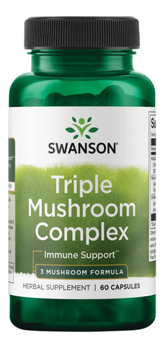 Swanson High-potency Triple Mushroom Standardized Complex 60