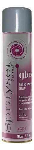 Spray Gloss Brilho Hair Serum Aspa 400ml