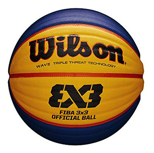 Wilson Fiba 3x3 Official Game Basketball Orange, Intermed