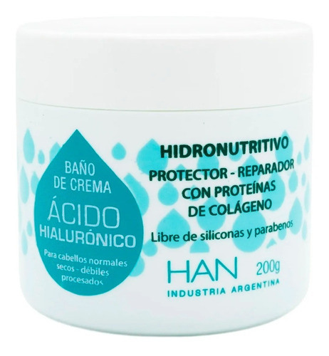 Han Mascara Acido Hialuronico Baño De Crema Nutricion X 200 
