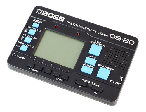 Metrónomo Dr. Beat Con 8 Patrones Y Afinador Boss® Db-60