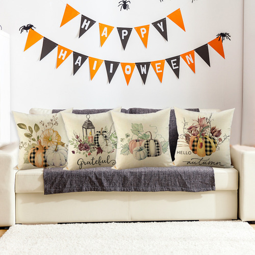 Funda De Almohada Con Imagen Artística De Halloween Para Dec