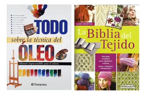 Todo Sobre La Tecnica Del Oleo- Libro Tejido Regalo