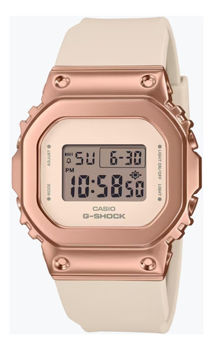 G Shock Gm S5600upg 4 Mujer Digital Oro Rosa Sumergible