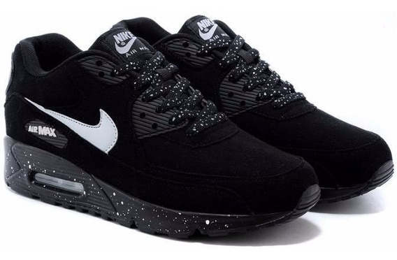 nike air max 90 preto e branco masculino