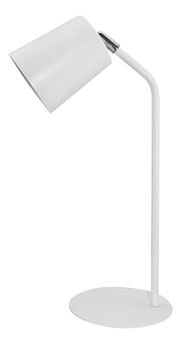 Lámpara De Mesa Tromso E27 Bulbo Deco Blanco Negro