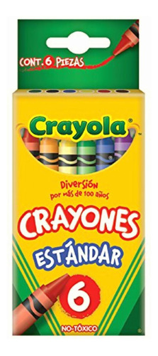 Crayola 6 Crayones Estándar