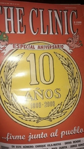 Revista The Clinic Especial Aniversario 10 Años 