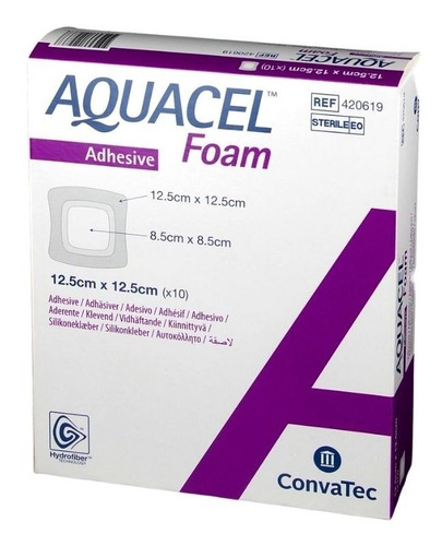  Aquacel Foam Aposito De Espuma 12,5x12,5 Cm Convatec Unidad