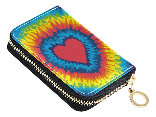 Heart Love Rainbow Tie Dye - Cartera Para Tarjetas