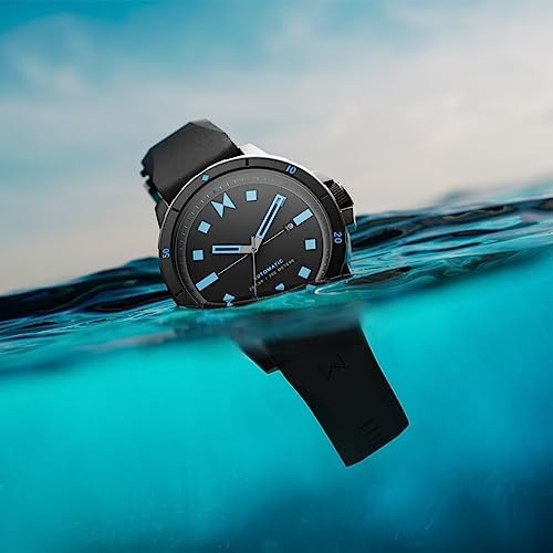Mvmt Minimal Sport Reloj Automático Para Hombre Abyss Negro,