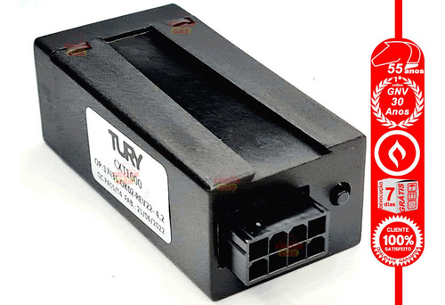 Imagem 2 de 6 de Chave Comutadora Tury T1000 Só Caixa Para Kit Gas Igt Sgv