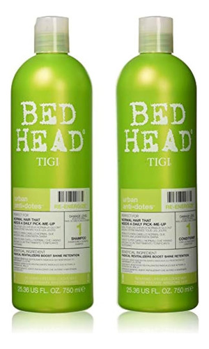 Tigi Bed Head Re-energize Shampoo Y Conditioner Duo, 25.36 O