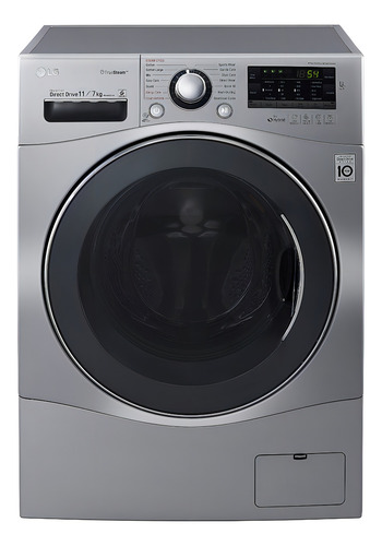 Lavasecarropas automático LG inverter hasta 11kg 220V color gris