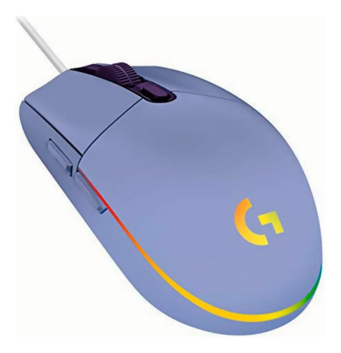Mouse Gamer Logitech G203 Lila Lightsync Rgb Circuit Shop