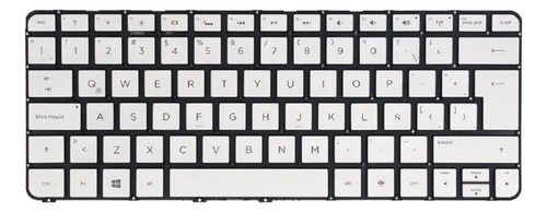 Teclado Hp Spectre 13-3000 Backlit Español Plateado 743897-
